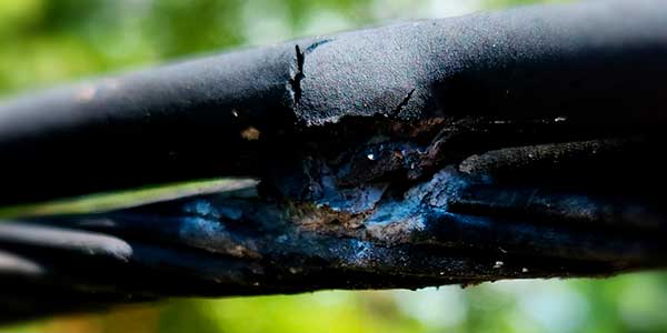 Exposed or Damaged Wires